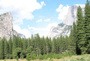 Yosemite valley after